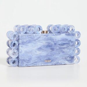 CULT GAIA Harlow Clutch In Marble Slate